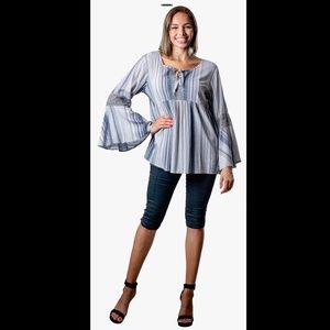 🌟 Bell Sleeve Blouse
